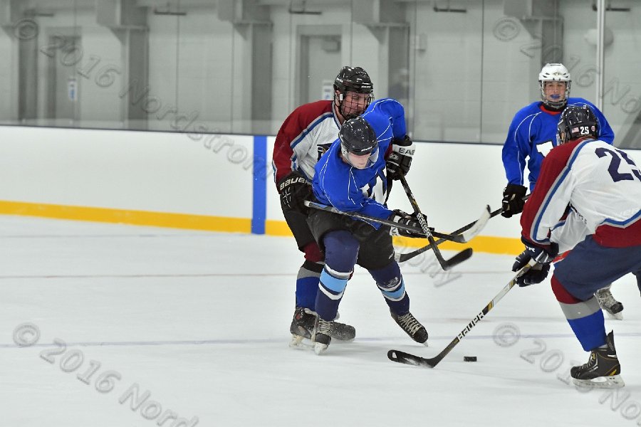 Wheaton College Men\'s Ice Hockey vs Middlesex Community College. - Photo By: KEITH NORDSTROM